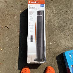 Lasso Ceramic Tower Heater With Remote