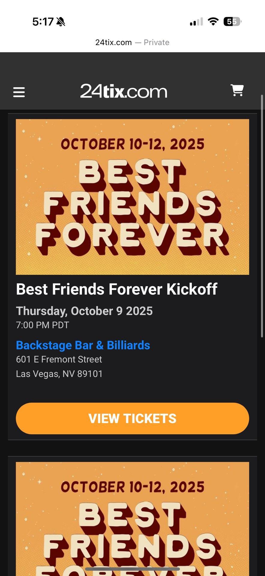 Best Friend Forever Tickets