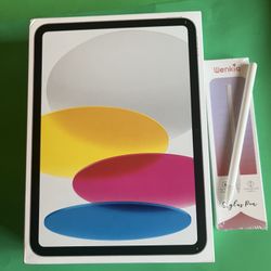 Apple iPad 10th Generation (2022 model /new Open Box ) 256gb with Pencil, keyboard & Case 