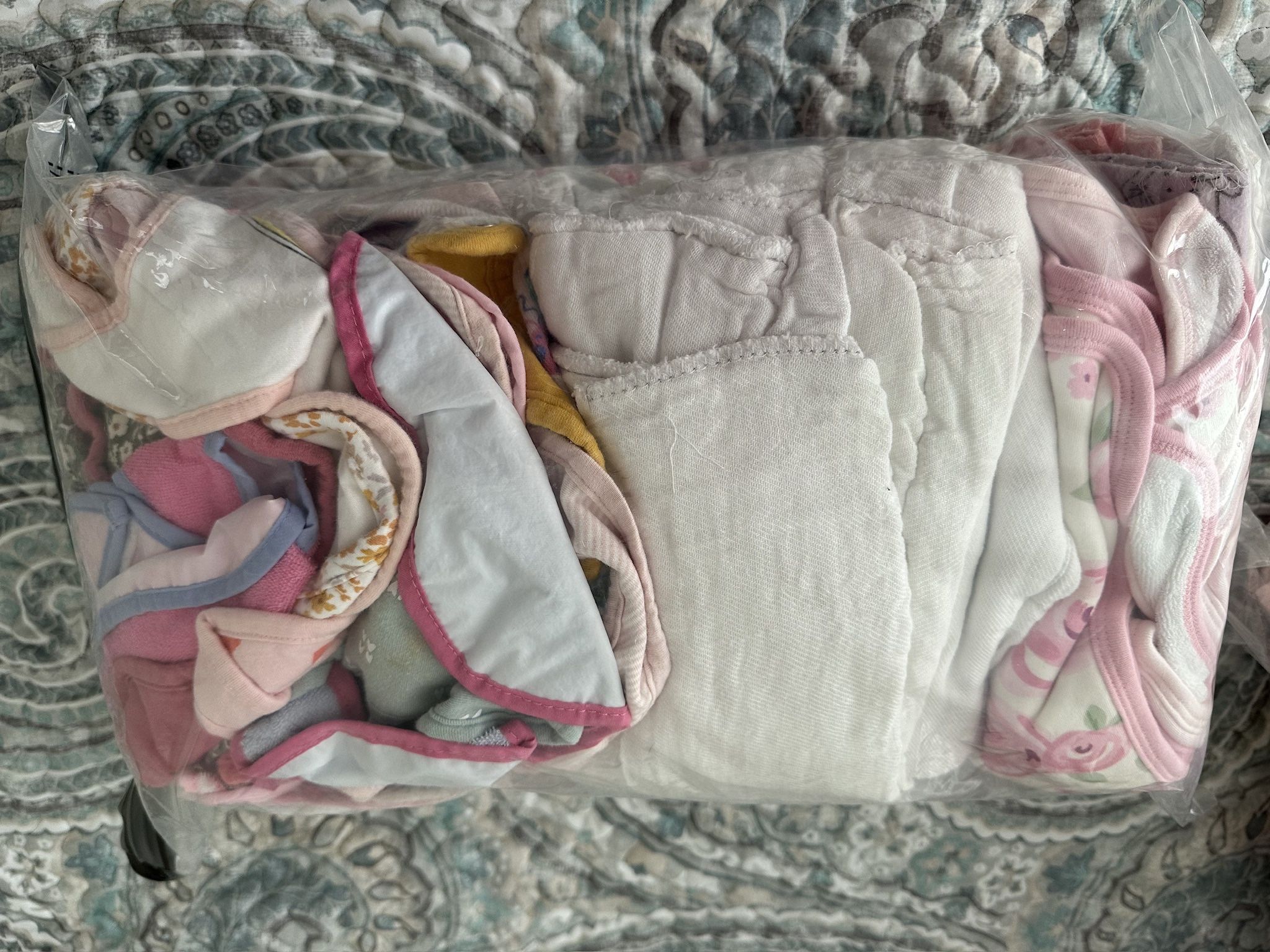 Bibs, Burp Cloths And Swaddled Blankets