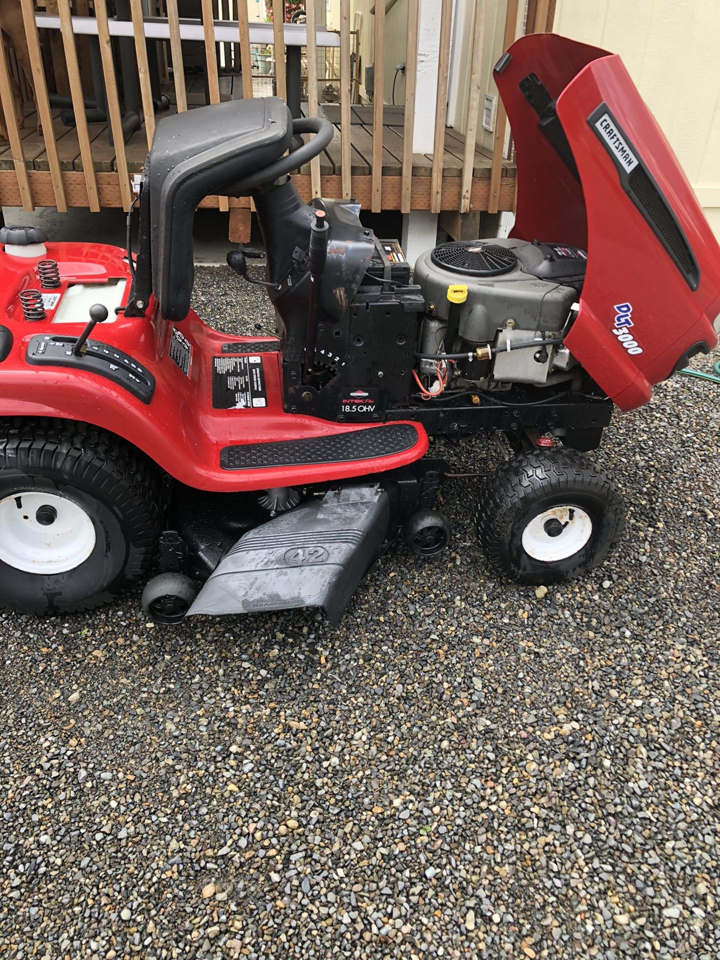 Craftsman DLT 3000 42 inch deck. for Sale in Rochester, WA OfferUp