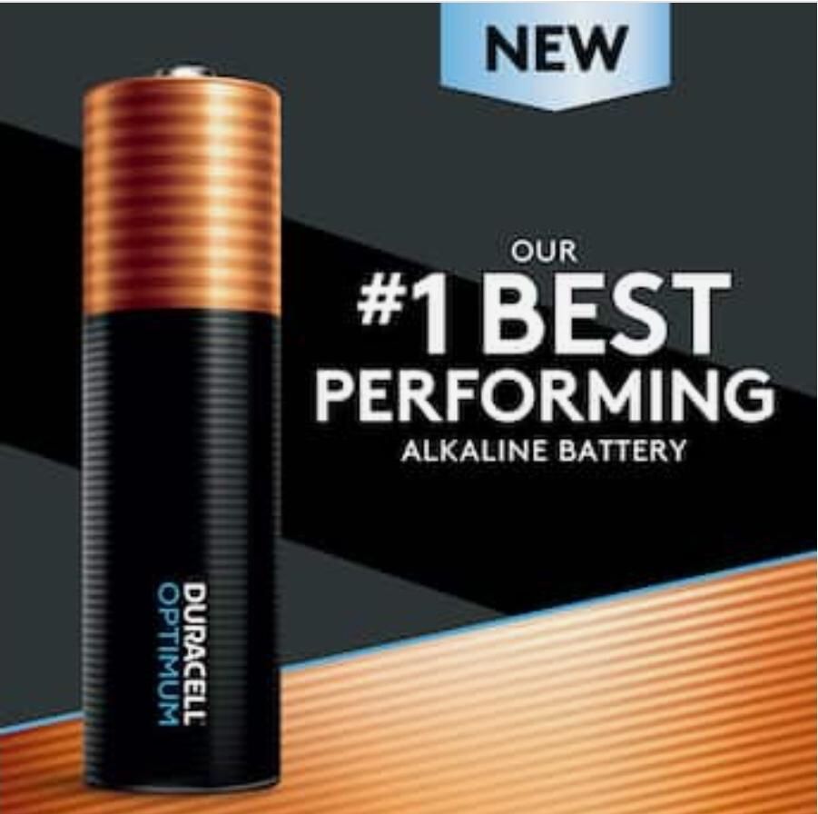 Duracell Optimum AA Pack Of 4 New