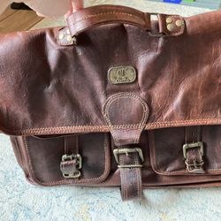 Handmade Leather Messenger Bag 