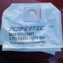 Fleece Bag for Makita Backpack Vacuum XCV05Z