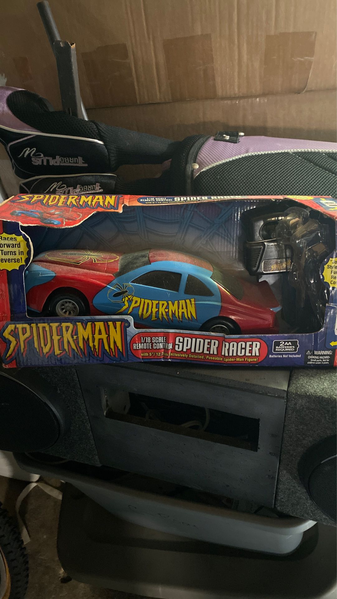 Spider-Man vintage remote control car