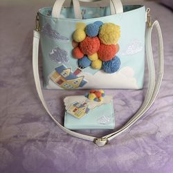 LoungeFly Up Bag & Wallet Diaper Bag