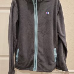 Champion Boy's Fleece Jacket Gray Size L (14/16)