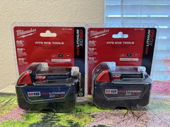 Milwaukee M18 18-Volt Lithium-Ion XC Extended Capacity 5.0 Ah Battery Pack (2-Pack)