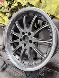BMW rims powder coating