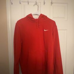 Red Nike Hoodie 