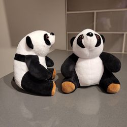 Pair of Panda Express Pei Pei Plushies