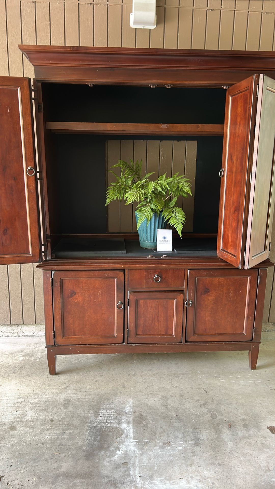 Hooker Solid Wood Entertainment Center 