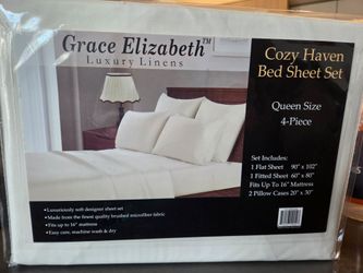Grace Elizabeth Cozy Haven Queen Sheet Set