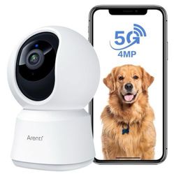 “New”5 G Indoor Security Camera(Pet/baby Minitor(phone App),night Vision ,2 Way Talk SD Card(retail$39)