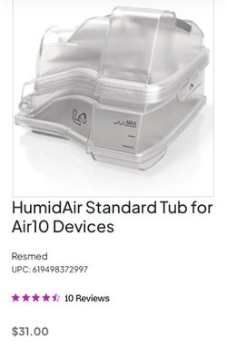 ResMed HumidAir Standard Tub for Air10 Devices