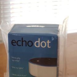 Brand new amazon echo dot white