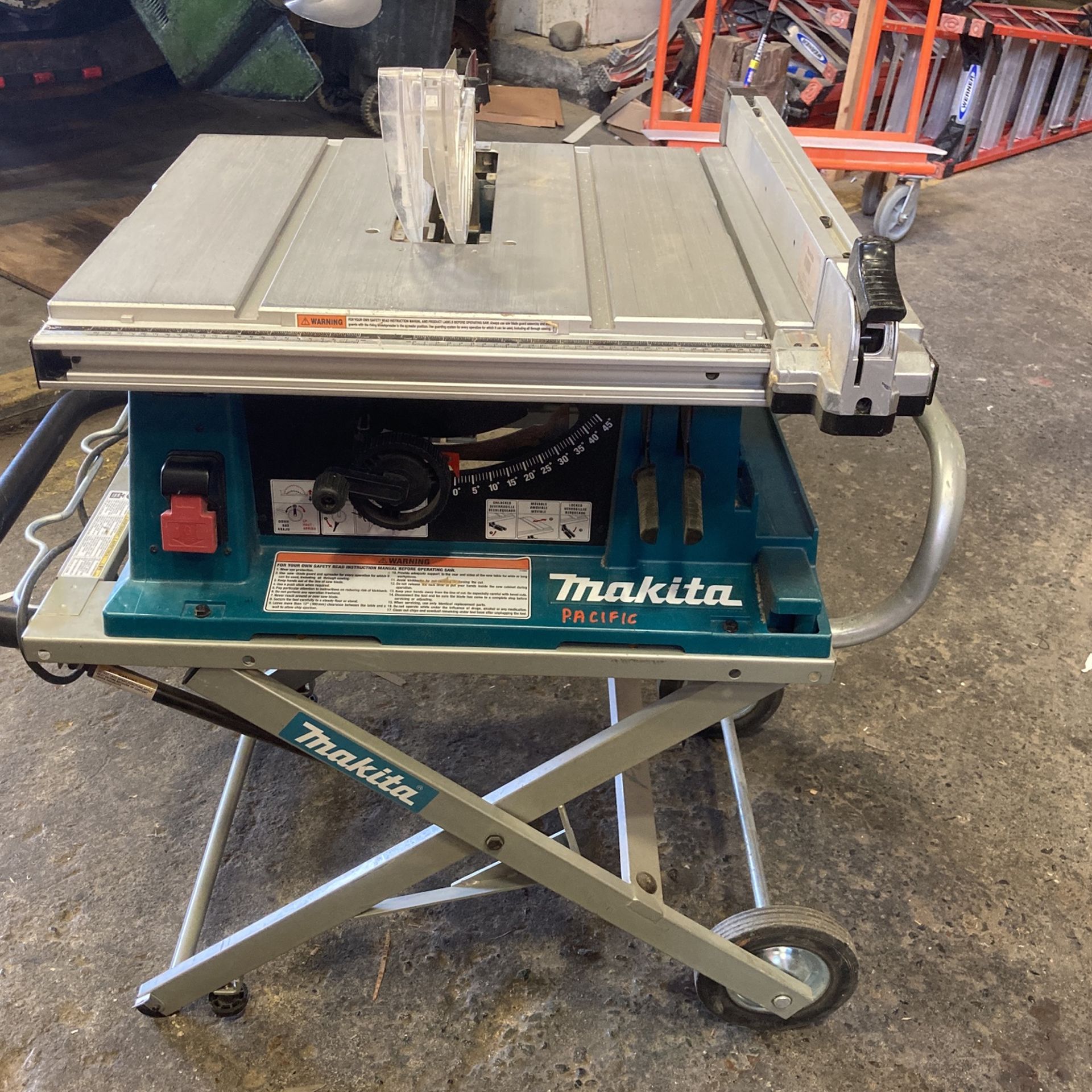 Makita Table Saw with Stand- *Offer Pending*