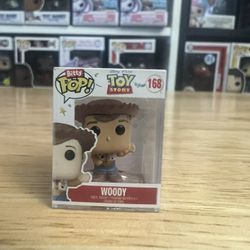 BITTY Woody Toy Story 1-Inch Funko Pop #168 Movies Disney Pixar Animation Cowboy