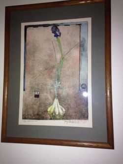 Framed Floral print