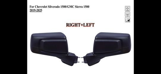 2019-2025 Chevrolet Silverado/ GMC Sierra 1500 Side Mirrors