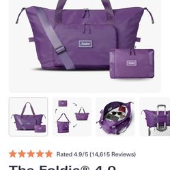 Purple The Foldie Bag