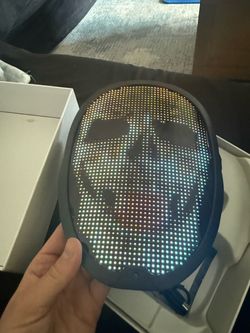 LED Programmable Face Mask (NEW) - Great for Halloween!