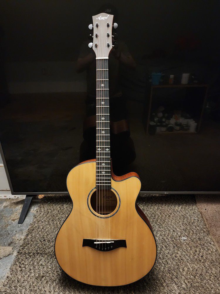 Aiersi Acoustic Guitar Like New 