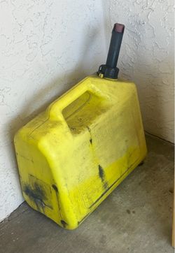 Diesel gasoline and can