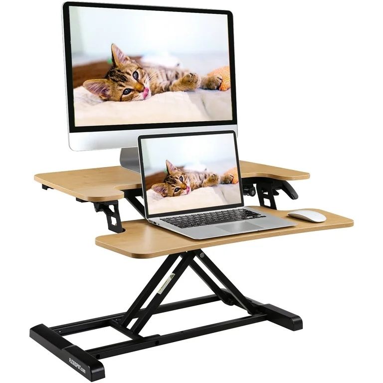 FlEXISPOT HOME OFFICE HEIGHT ADJUSTABLE STANDING DESK Converter 