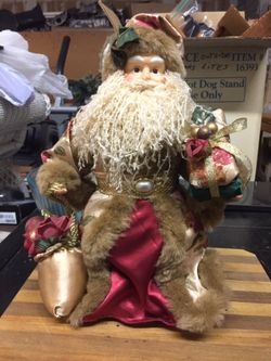 Vintage Father Christmas Tree Topper