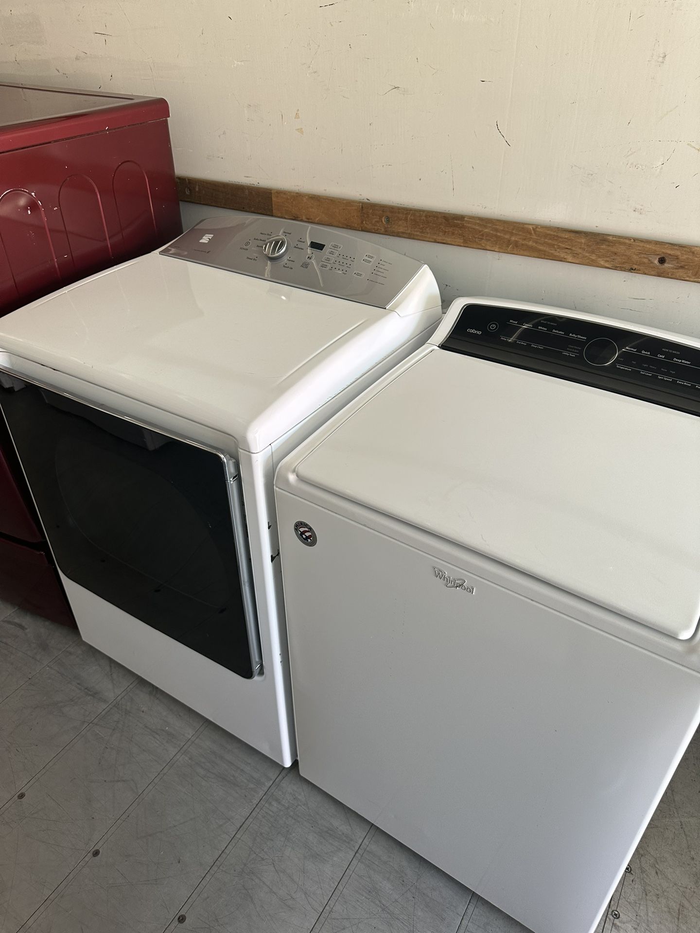 Whirlpool Washer/Kenmore Dryer, Electric