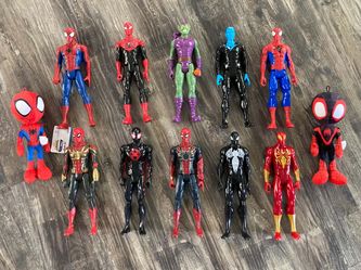 Lot Hasbro Marvel Spider-Man Green Goblin Venom 11' Figure Hero