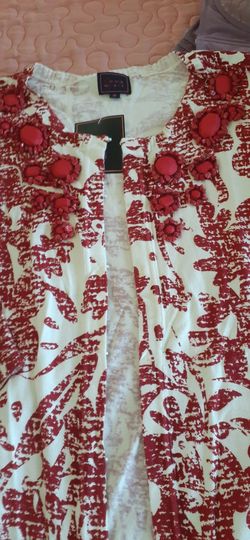 Designer beaded cardigan