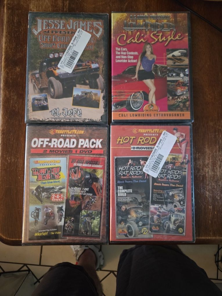 Gearhead’s Dream DVD Bundle – Off-Road, Lowrider, & Hot Rod Action! 🚗💨🔥