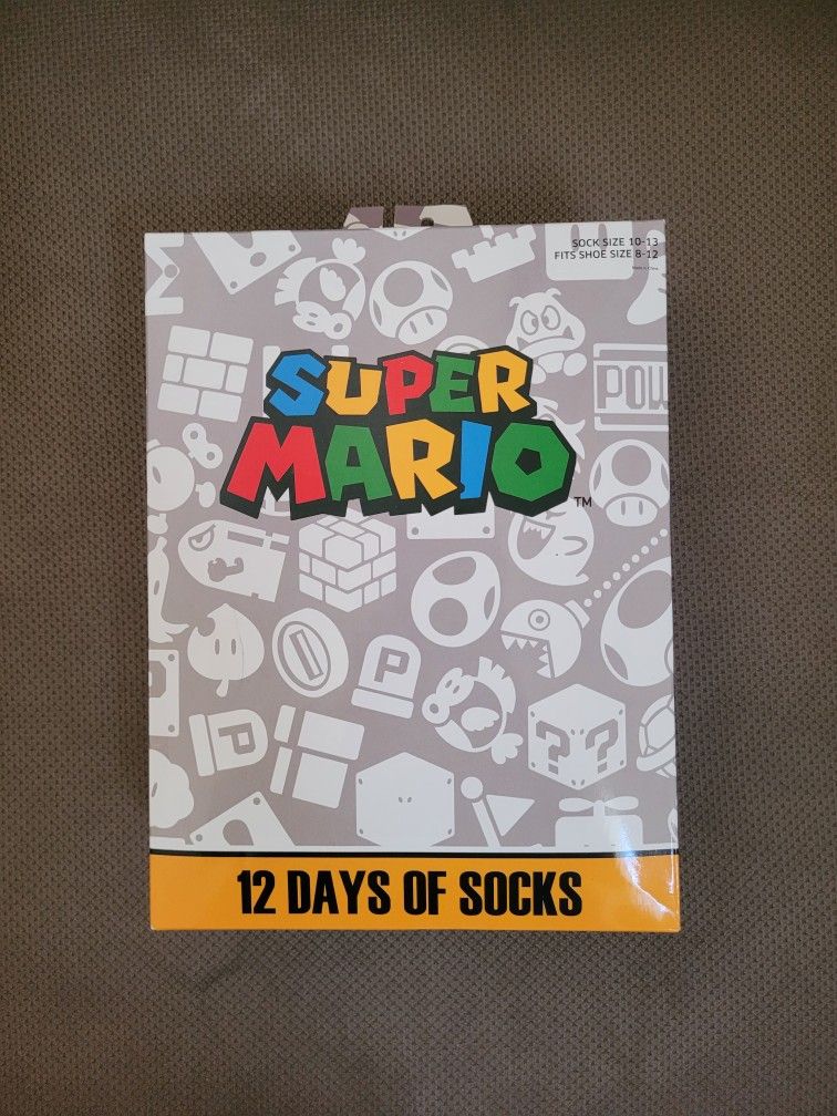 🧦Super Mario Bros 12 Days of Socks!! 🧦