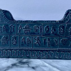 Greek Style Ceramic Jewelry/ Trinket Box 