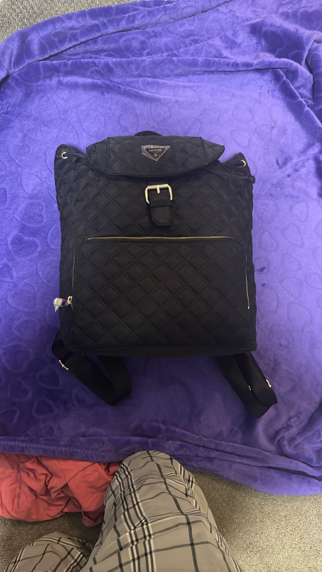 GUESS Jaxi Large Quilted Backpack