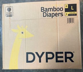 [BNIB] DYPER Premium Bamboo Diapers Size 4 (140 Count) - Factory Sealed