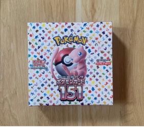 SEALED Pokemon Booster Box 151 Japanese