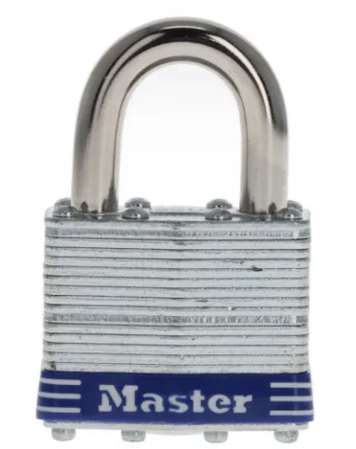 Outdoor Padlock with Key, 3/4 in. Wide, 2 Pack