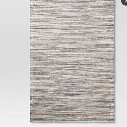 🪼🐠🐠🐠🐠R19#26 ($95 )7’x10’ Woven Area Rug Indigo -Thershold🐠🐠