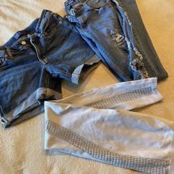 Jeans Shorts And Tights Size s Women 