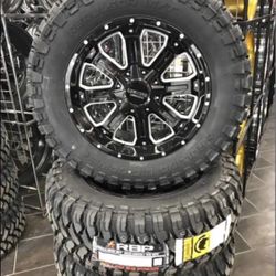 20inch Mudster off Road Wheels And 33s Mud Tires Package Deal !!!  $1595 out the door! 