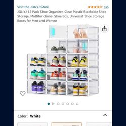 Shoe Boxes 12 Pack New