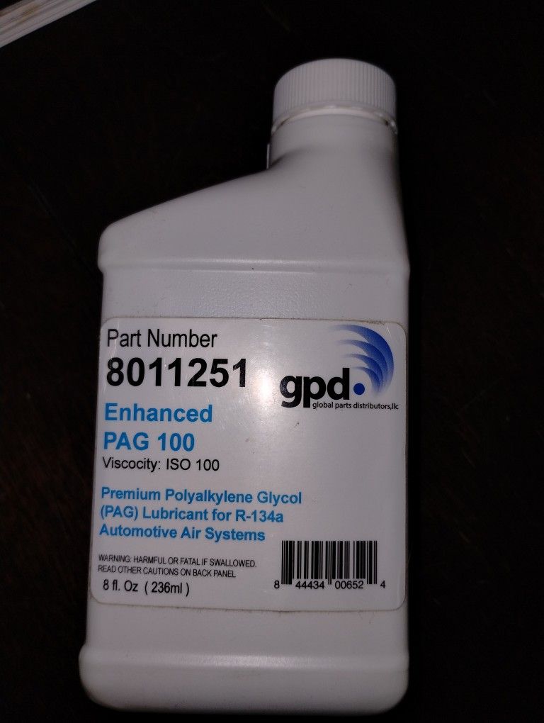 PAG based Mobile A/C Compressor Fluid 
