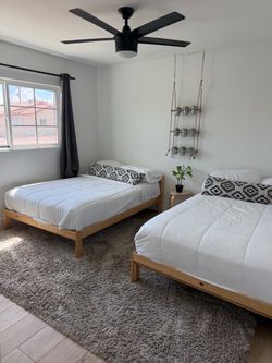 TWO FULL BEDS AND MATTRESSES