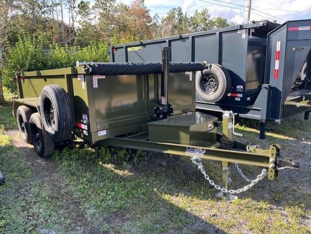 AMP 8 x 10 Low Side Dump Trailer 7k