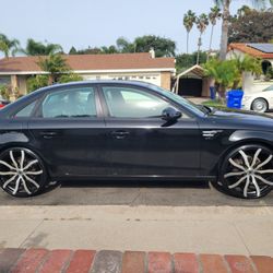 Audi A4, Low Miles, Clean Title, Smogged, 22"rims, Runs And Drives Great