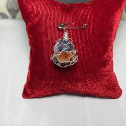 Multicolor Quartz Cluster Pendant