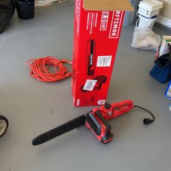 Craftsman electric Chain Saw With Extension Cord